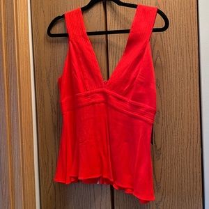 Red Trouvé zip up top